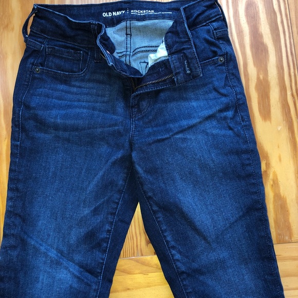 Old navy built in rockstar jeans size 0 - Picture 3 of 3